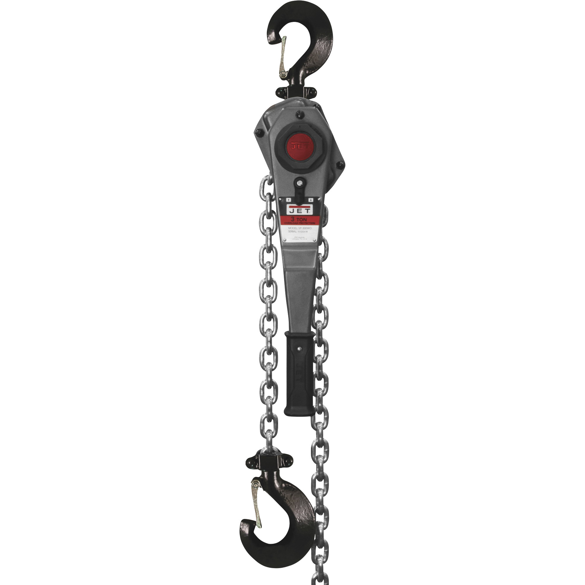 JET JLH Manual Lever Chain Hoist,3-Ton Capacity, 5ft. Lift, Model# JLH-300-5PSH
